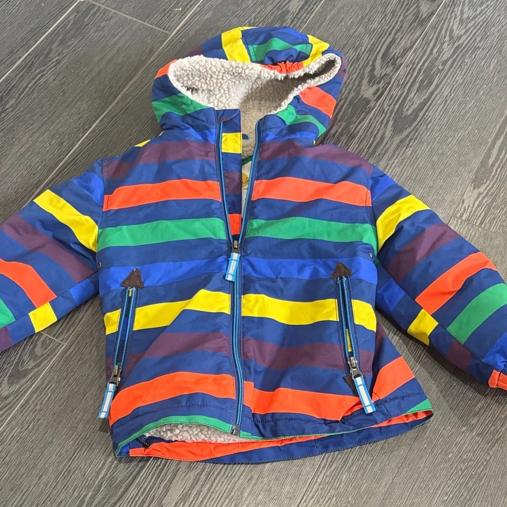 Mini Boden Cozy Sherpa Jacket Kids 2-3years great condition - Picture 1 of 4
